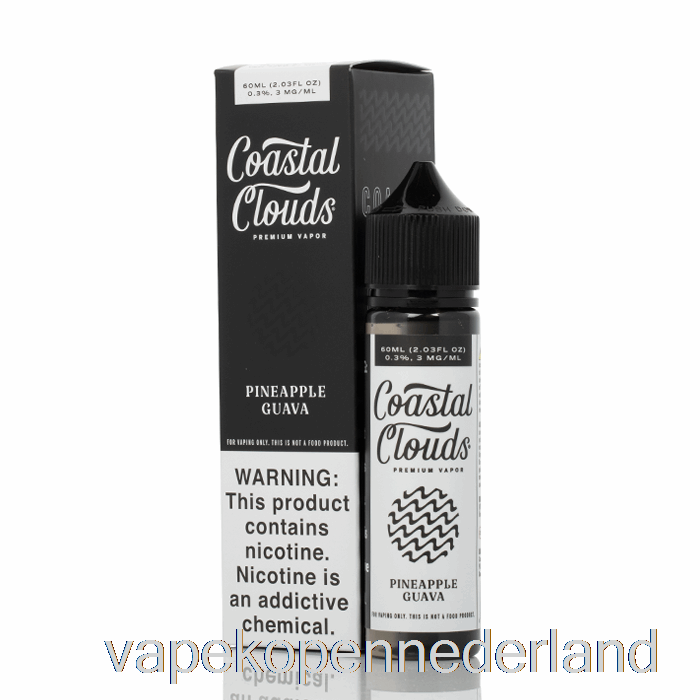 Elektronische Sigaret Vape Ananas Guave - Kustwolken Co. - 60 Ml 3 Mg